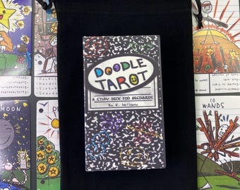 Doodle Tarot Deck and Bag – A Playful & Intuitive 78-Card Tarot Gift Set