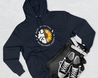 Be Kind To Your Mind Hoodie - Mental Health Unisex Pullover