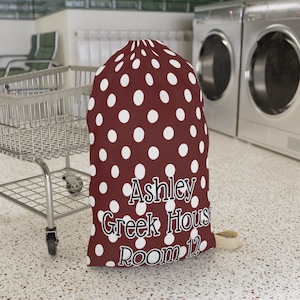Personalized Dorm Laundry Bag