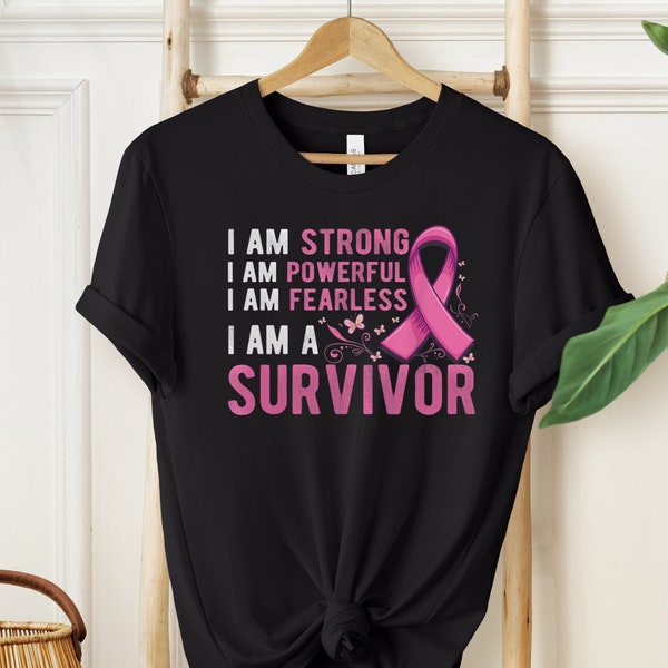I'm A Survivor T-Shirt,  Breast Cancer Awareness, Pink OctoberT-Shirt, Cancer Support Tee, Cancer Fighter Shirt, Cancer Survivor T-shirt