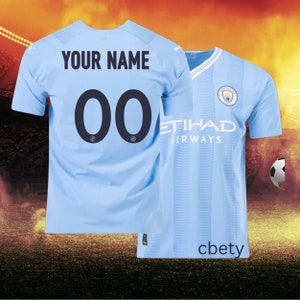  Haaland 9# Man City Home - Camiseta de fútbol 2022/23, Azul :  Ropa, Zapatos y Joyería