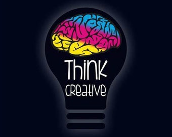 Think creative sticker!