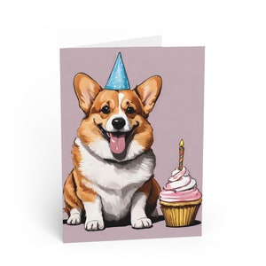 Corgi Birthday Greeting Cards