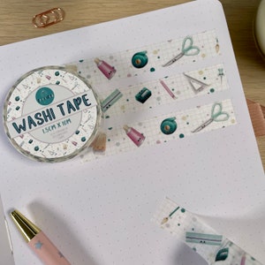 Washi Tape - Kawaii Stationery | Journaling Supplies | Bujo tape | Planner tape | Decorative tape | Japanese paper tape | Cute masking tape.