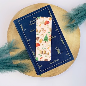 Mushy Woodland Bookmark - Forest Bookish Bookmark | Wild Foraging, Witchy, Mushroom, Cosy Book Lover, Stationery, Books, Cosy Reading Gift