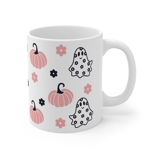 Cute Halloween Mug, Ghost Mug, pumpkin mug, popular mug, best selling Halloween mug, Gift mug, Custom mug, Halloween design,Ceramic Mug 11oz