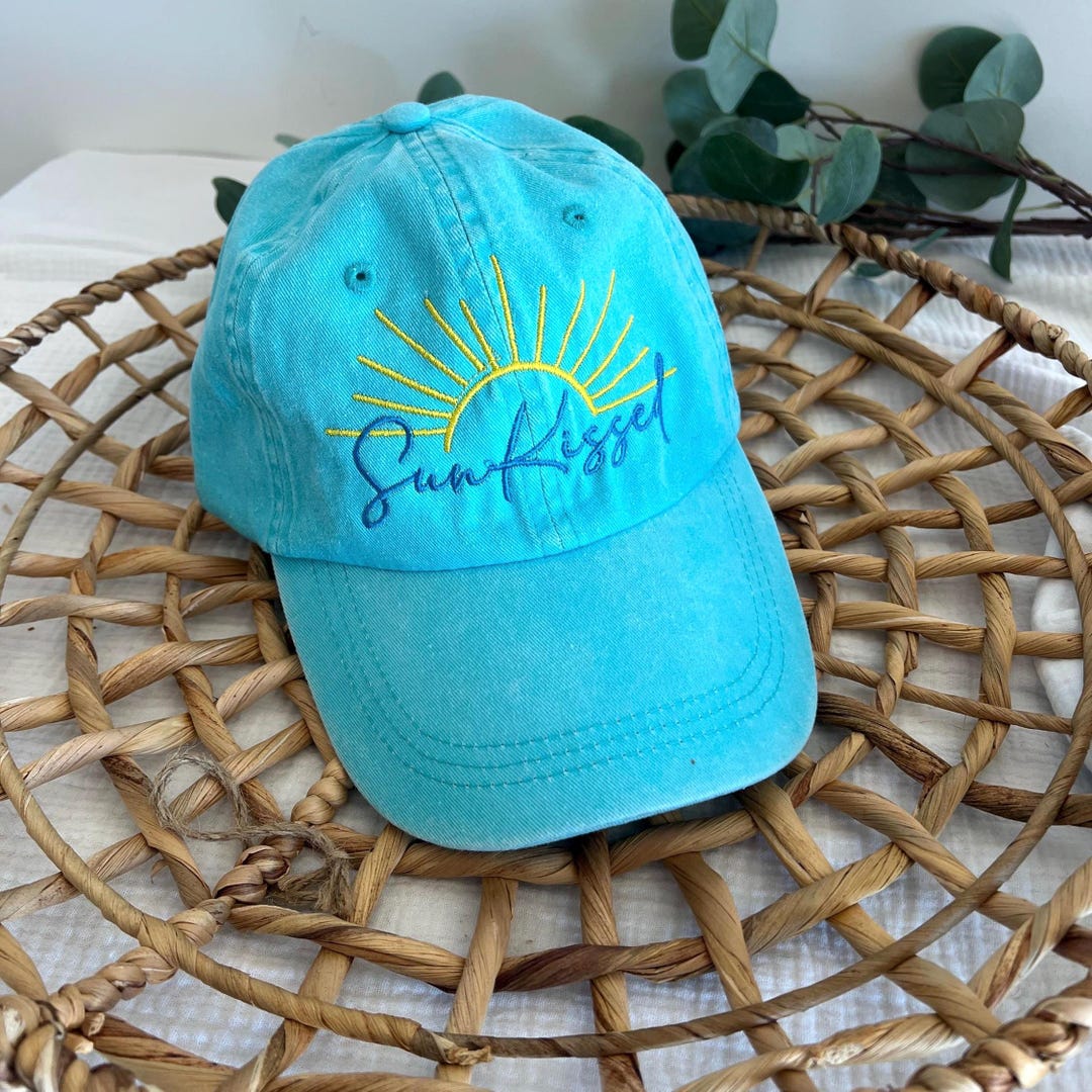 Custom Embroidered Baseball Cap, Sun Kissed Design  display picture 1