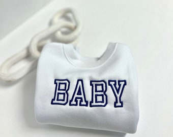 Baby Sweatshirt | Benutzerdefinierte Kleinkind Sweatshirt | Personalisiertes Sweatshirt für Kleinkinder | Neutrales Sweatshirt für Baby | Neugeborenen Geschenk |