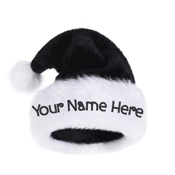 Gathering Yellow Black Santa Hat