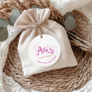 Bridal shower Gift Tags, Bonbonniere, Hens Gift Tag, Printed and Personalised, Wedding Gift Tags, Modern tags, Printed Bridal Shower tag