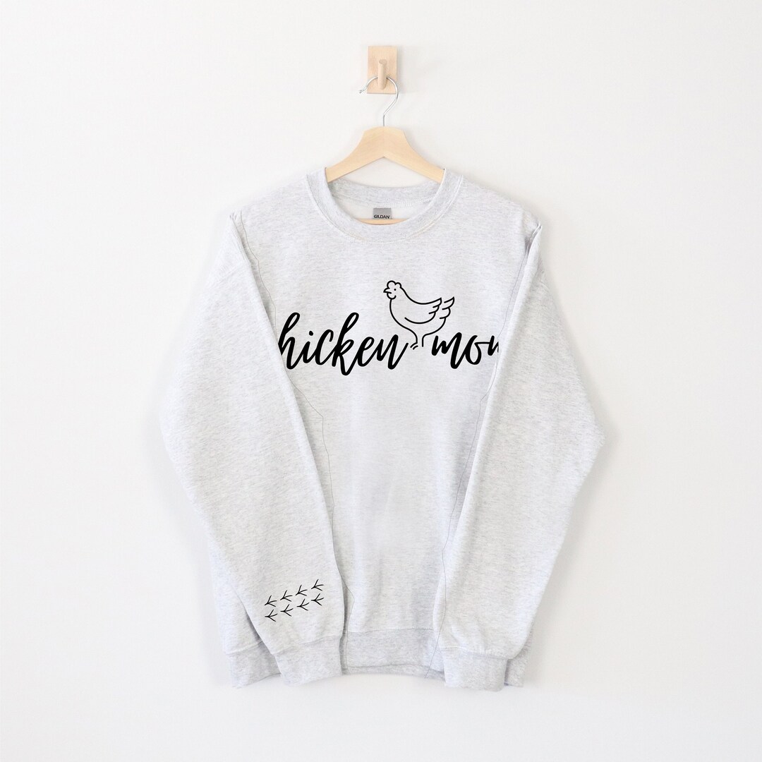 Farm Chicken Hen Chick Pattern Print Women's Sweatshirt