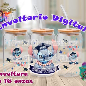 stich Graduando png Digital uvdtf cup libbey 16 onzas cartoon Diseño Digital png