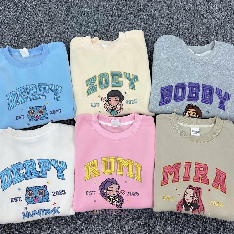 Band Embroidered Shirts Etsy