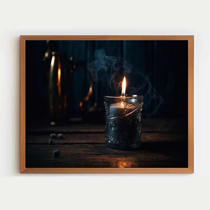 Antique Halloween, Frame TV Art, Halloween Poster, Witchy Wall Art