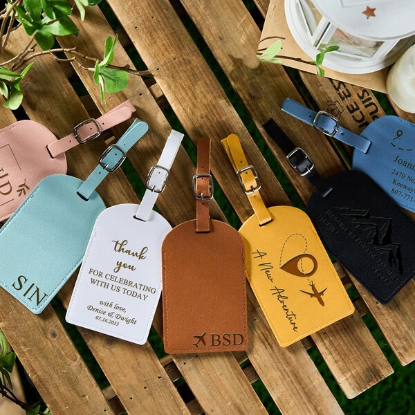 Wedding Luggage Tags Etsy