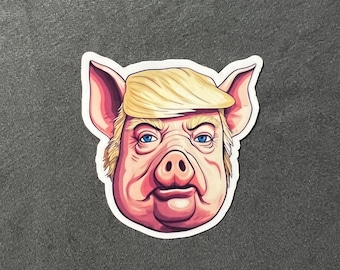 Pig Trump Sticker