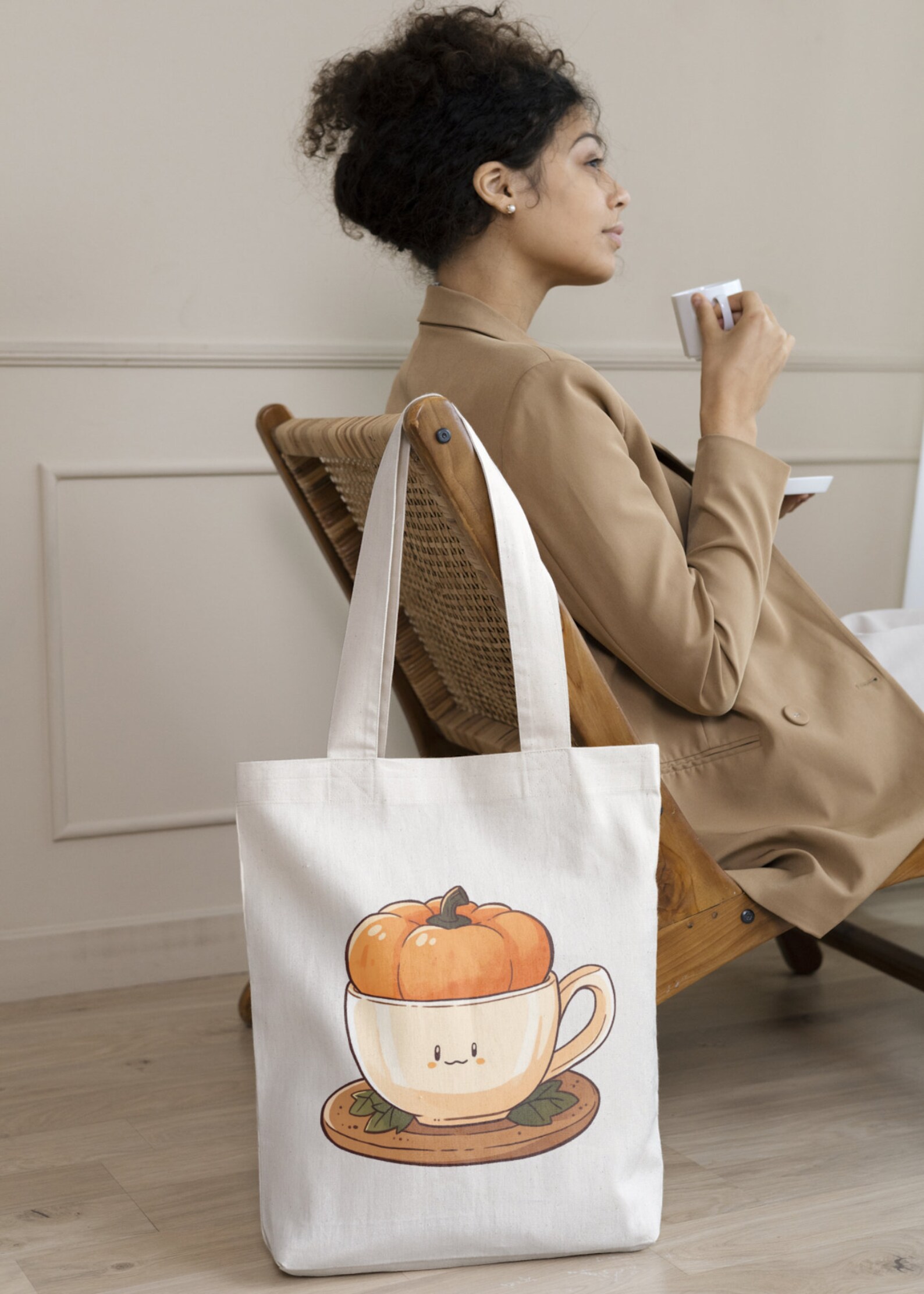 Fall Coffee Clipart - Pumpkin Spice Latte Clipart - Kawaii Cute Autumn ...