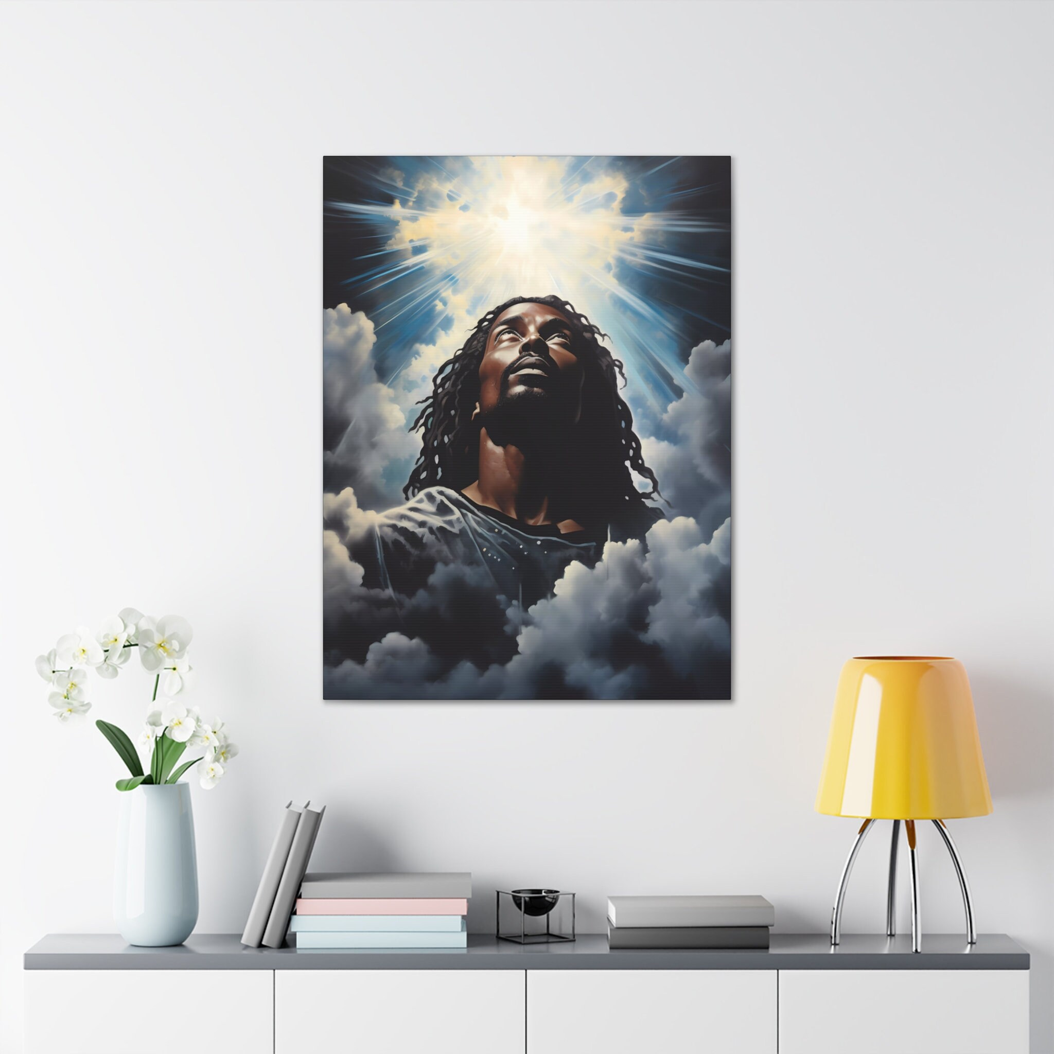 African American Art Black Jesus Wall Art Modern Art Religious