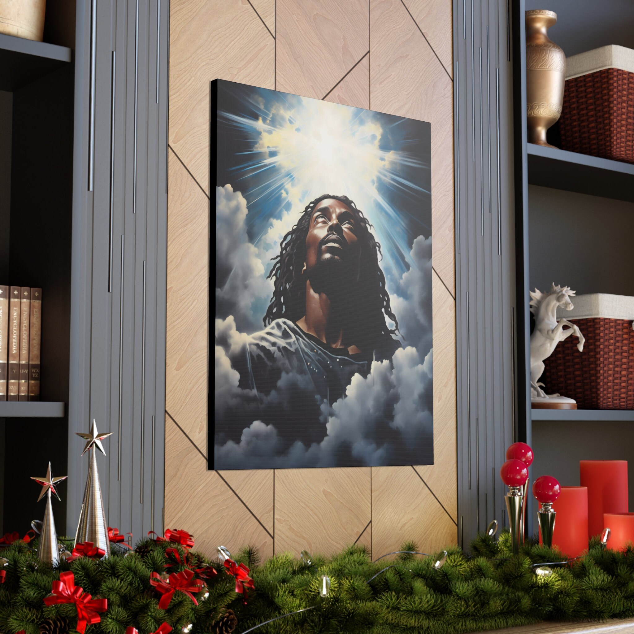 African American Art Black Jesus Wall Art Modern Art Religious