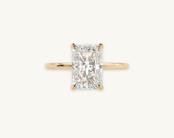 ELONGATED RADIANT CUT Luxe Ring