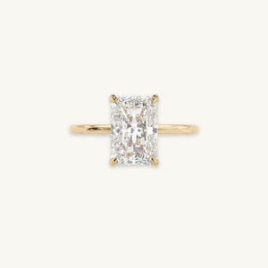ELONGATED RADIANT CUT Luxe Ring
