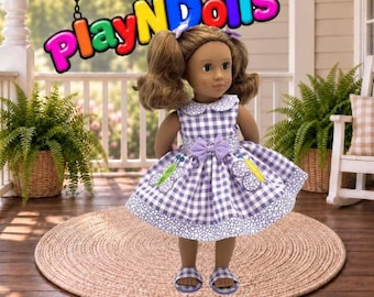 Butterfly Doll Dress for 18" dolls