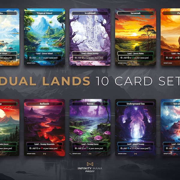 Mtg Proxy Lands - Etsy Australia