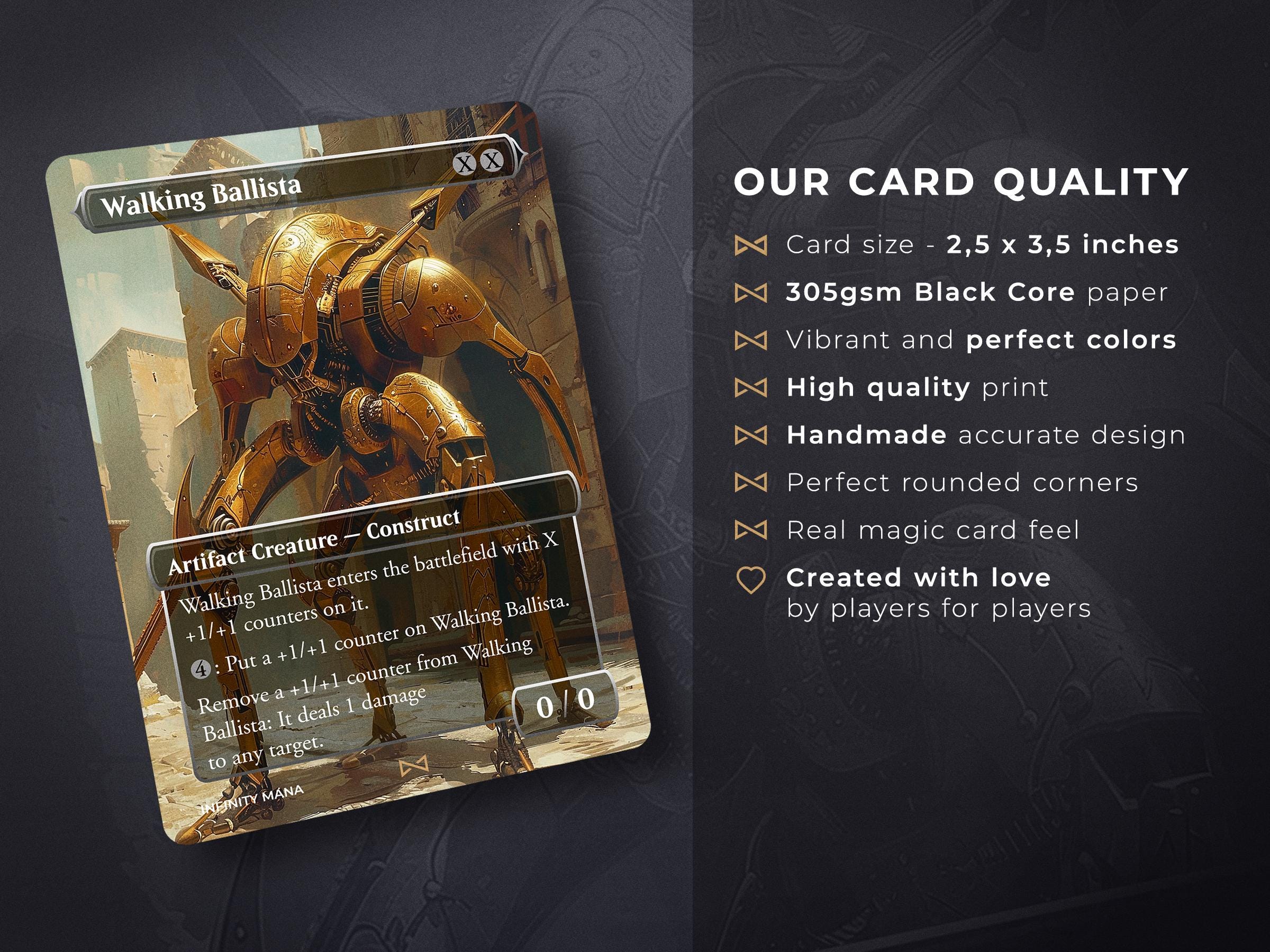 Walking Ballista Proxy Card: Full Art Custom Card - Etsy Walking Ballista Proxy Card: Full Art Custom Card - Etsy