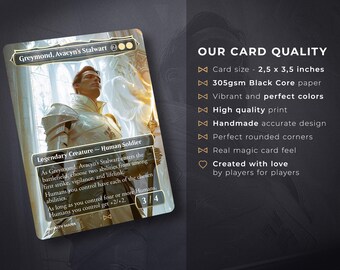Greymond Avacyn's Stalwart Proxy Card: Full Art Custom Card - Etsy