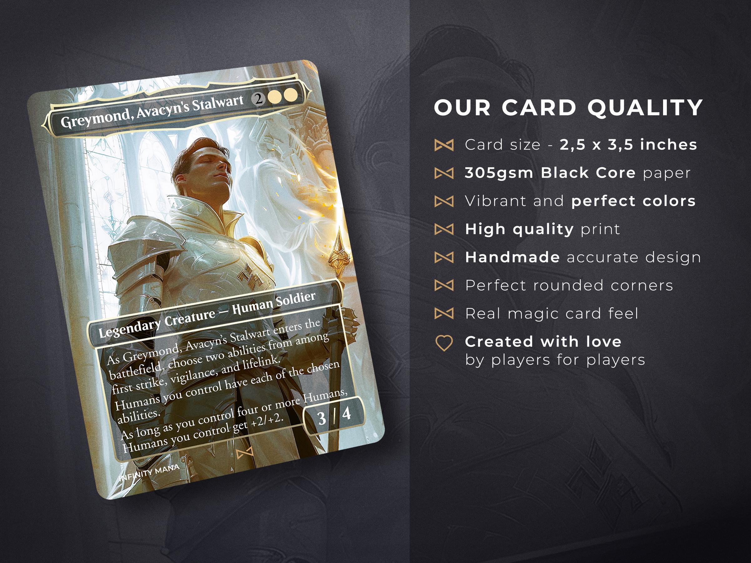 Greymond Avacyn's Stalwart Proxy Card: Full Art Custom Card - Etsy