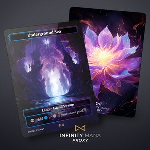 Mar subterráneo: cartas proxy premium, carta de Commander con arte completo