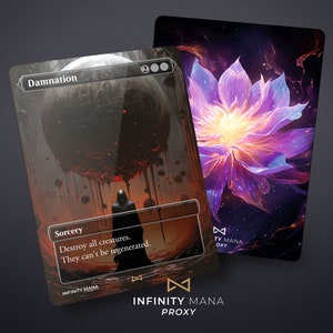 Damnation - Premium proxykaarten, Full Art Commander-kaart