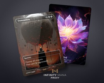 Damnation Proxy Card: Full Art Commander Card