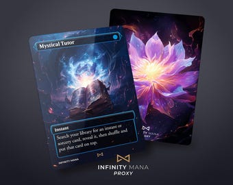 Mystical Tutor Proxy Card: Full Art Custom Card