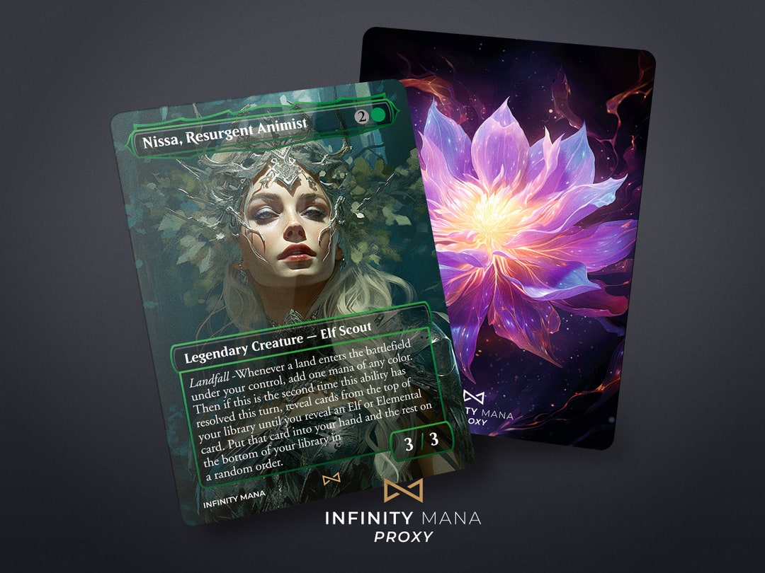 Nissa, Resurgent Animist Proxy Card: Full Art Commander Card - Etsy UK