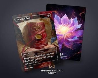 Imperial Seal Proxy Card: Full Art Commander Card