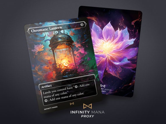 mtg cards like chromatic lantern [Kaladesh Inventions]  Magic Magpie Chromatic Lantern Proxy Card: Full