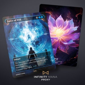 Force of Will - Premium proxykaarten, Full Art Commander-kaart