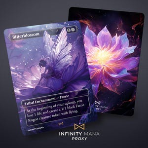 Fleur amère - Cartes proxy premium, illustrations complètes de cartes personnalisées