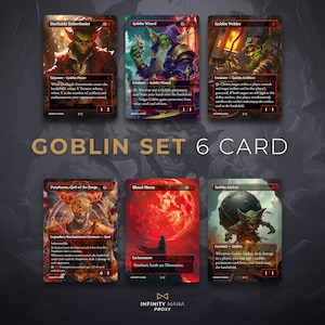 SET Goblin - Carte Proxy Premium, Full Art