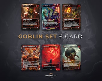 Goblin Proxy Card Set: Full Art TCG Cards