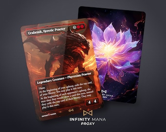 Urabrask Heretic Praetor Proxy Card: Full Art Commander Card