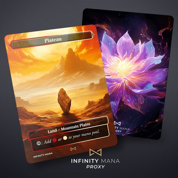 Plateau - Premium Proxy MTG Cards,  Full Art Commander card