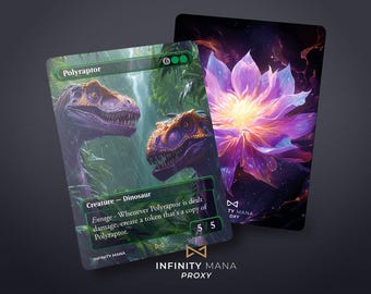 Polyraptor Proxy Card: Full Art Commander Card