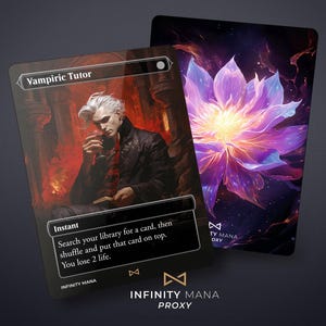 Tutor vampírico: cartas proxy premium, arte completo