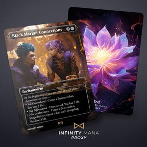 Black Market Connections - Cartes proxy premium, illustrations complètes