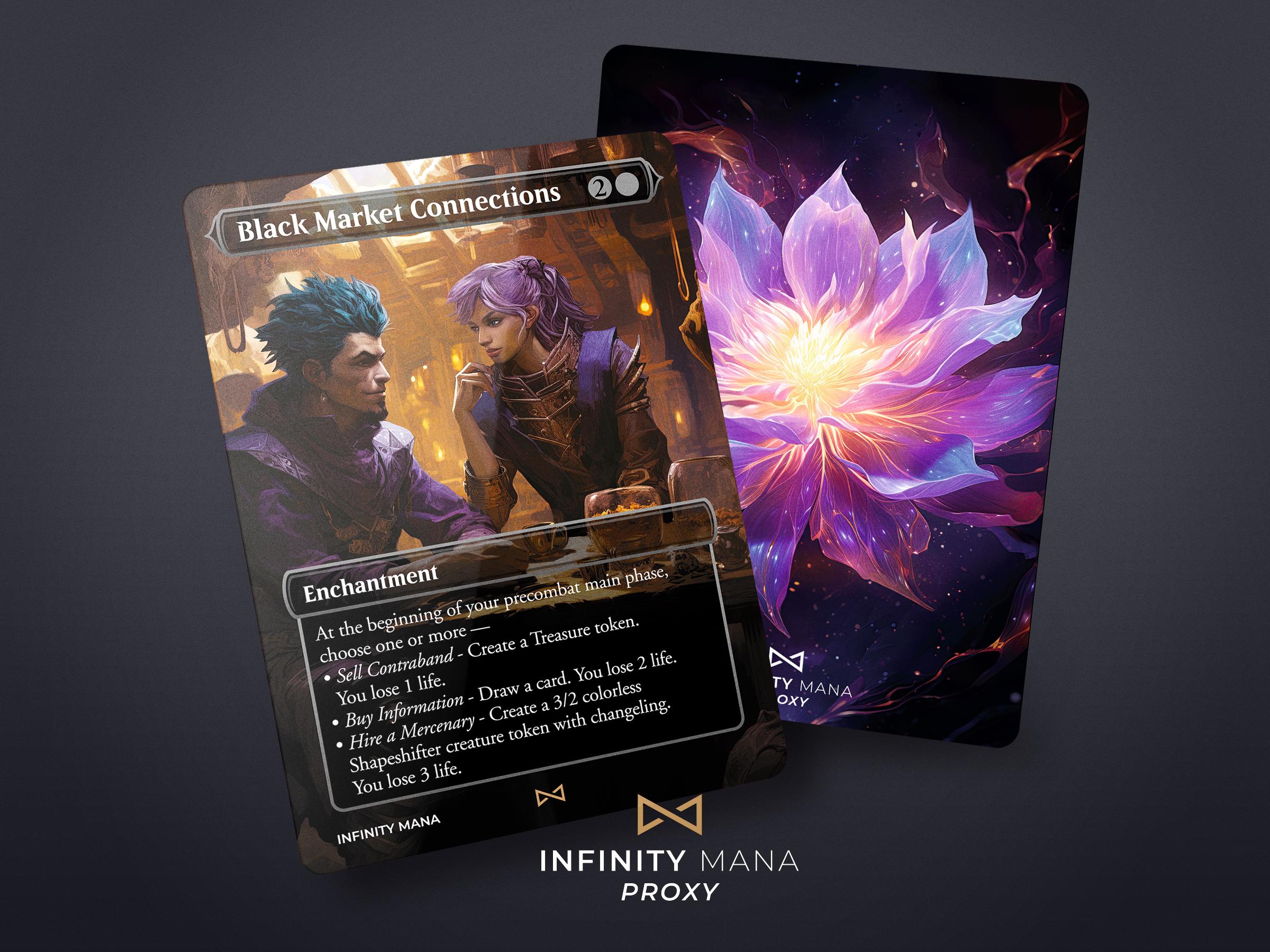 Black Market Connections Proxy Card - Full Art, EDH Commander - Etsy