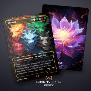 Tiamat: premium proxykaarten, volledige kunst