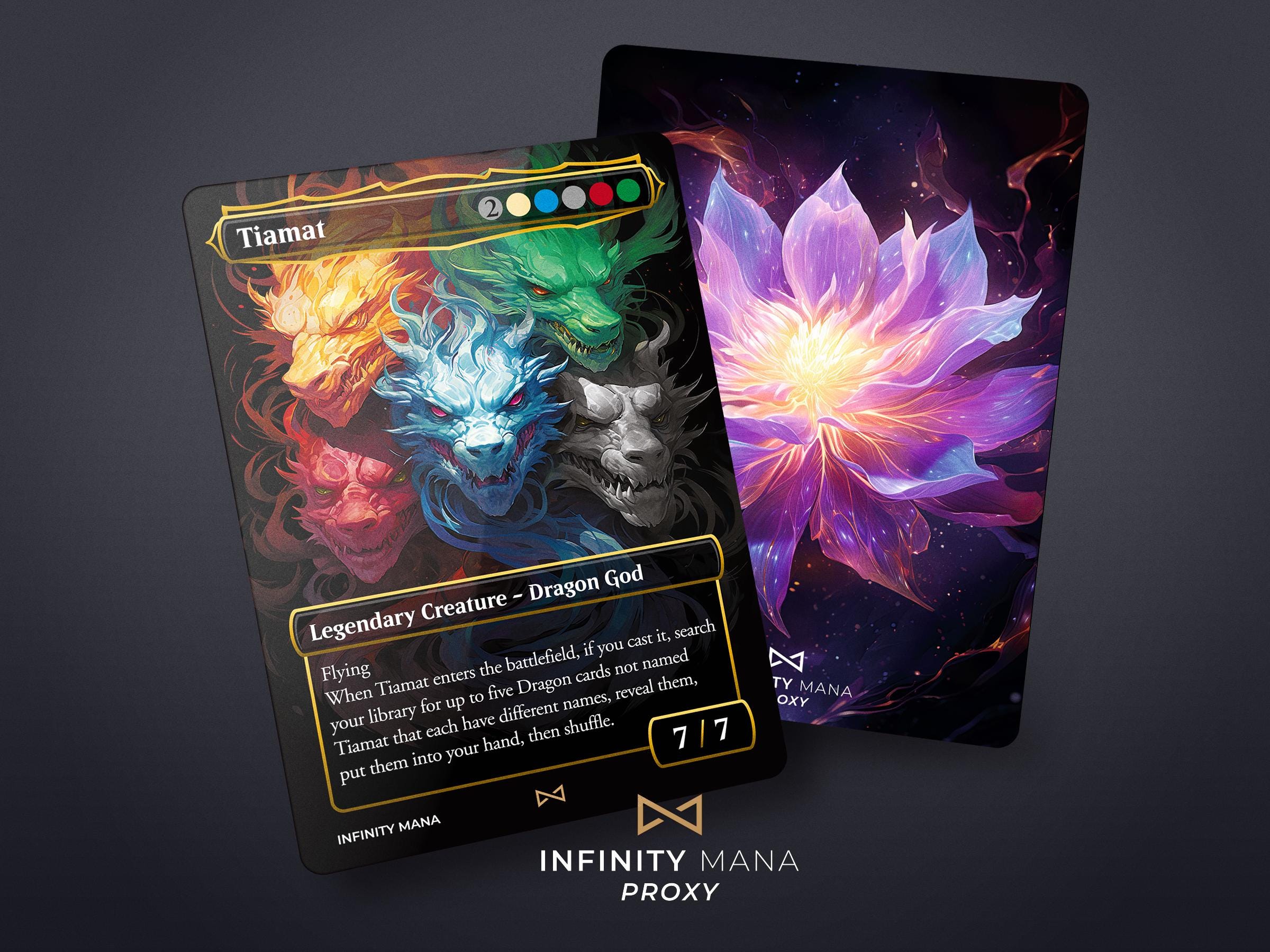 Tiamat Commander Deck - Etsy Tiamat Commander Deck - Etsy