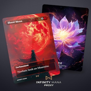 Blood Moon: premium proxykaarten, volledige kunst
